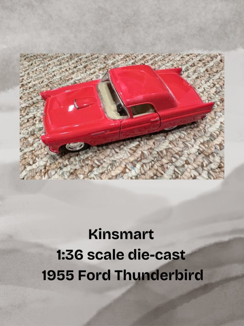 Kinsmart 1:36 Scale 1955 Ford Thunderbird